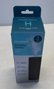 Homedics Portable Ultrasonic Humidifier Model # CMP15-BK Black Pre-Owned Mini - Picture 1 of 14