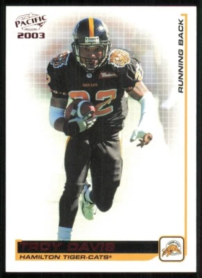 2003 Pacific CFL Red #40 Troy Davis - Image 1 of 2