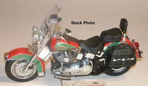 2003 XMAS FRANKLIN MINT 1996 HARLEY DAVIDSON HERITAGE SOFTAIL NEW IN BOX B11C391 - Picture 1 of 10