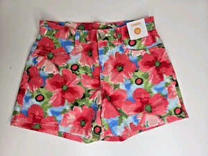 Gymboree Girls Size 12 Vtg 2007 Coral Top Flowers Floral Shorts Burst Of Spring - Picture 1 of 4