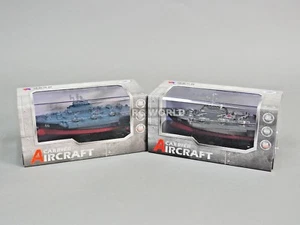 Remote Control RC Micro Boats AIRCRAFT CARRIER Navy Ships 2.4GHz -BLUE + GRAY - Picture 1 of 12