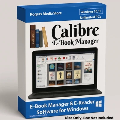 Calibre E-Book Manager & E-Reader Software for Windows on CD-ROM - Image 1 of 4