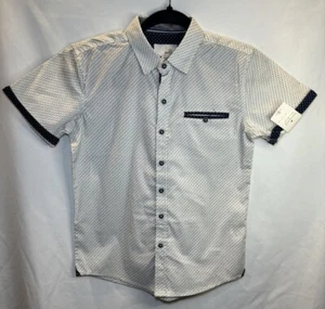 Craft + Flow Shirt Boys Small 8 Button Up Short Sleeve WhitePerformance Material - Picture 1 of 10