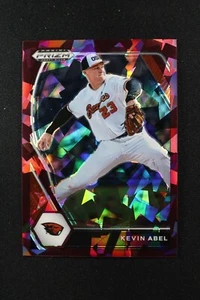 2021 Panini Prizm Draft Picks Baseball #56 Kevin Abel Purple Cracked Ice #/23 G - Picture 1 of 3