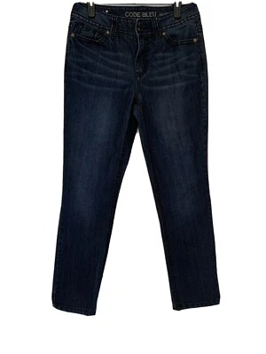 Code Bleu Marielle Slim Straight Jeans Sz 10/29 Womens Skinny Rhinestone Bling - Image 1 of 4