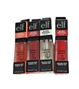Aceite labial Elf e.l.f Glow Reviver vegano con aceite de albaricoque elige 1 nuevo en caja - Imagen 1 de 1