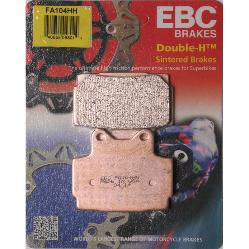 EBC  BRAKE PADS FA104HH DOUBLE-H SINTERED Yamaha XJ600S Diversion/Seca Ii — 第 1/1 张图片