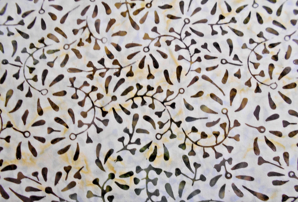 Moda   BATIKS #0041" FLORAL" BTY - Image 1 of 1