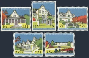 Neth Antilles B43-B47 blocks/4,MNH.Michel 93-97. Historical Monuments,1959. - Picture 1 of 1