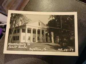 Mecklinburg County Court House Boydton VA ~ RPPC~FOTO REALE di M.H. RUGGLES - Foto 1 di 2