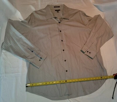 Apt 9 Men’s Dress Shirt Long Sleeve Superfine 80’s Cotton Size XXL - Image 1 of 4
