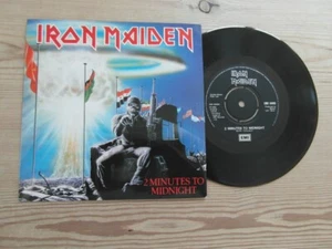 IRON MAIDEN - 2 MINUTES TO MIDNIGHT - "1984 UK EMI 7" VINYL SINGLE" EX+/EX+ - Bild 1 von 5