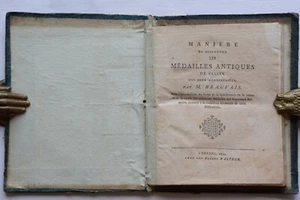 Manière de discerner les médailles antiques - Guillaume Beauvais - Paucker 1794 - Picture 1 of 4