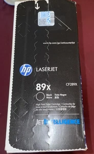 HP 89X LaserJet Toner Cartridge - Black (CF289X) - Afbeelding 1 van 3