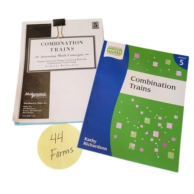 Combination Train Book 5 Kathy Richardson 44 Student Form Assessing Math Concept - Image 1 of 4