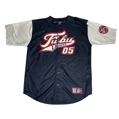 Camiseta deportiva vintage Fubu 05 The Collection Champion League negra/blanca para hombre XL Foto 1 de 4