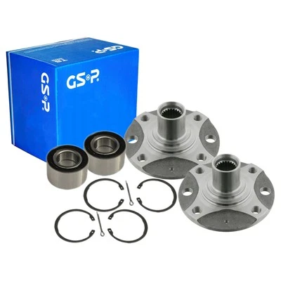 2x GSP Radlager + Radnabe Satz Vorne für OPEL CORSA C MERIVA A TIGRA TWINTOP - Bild 1 von 3