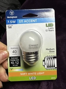 Westinghouse LED Light Bulb S11 Soft White 3000K 40 Lumens 7.5 - Picture 1 of 10
