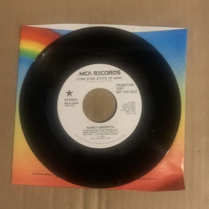 Nanci Griffith, 45 rpm, Promo, VG+, Lone Star State Of Mind, MCA-53008 - Picture 1 of 2