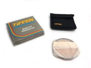 Tiffen 4 1/2 round 81C light balancing lens filter 3200K to 3600K warming 41281C - Picture 1 of 3