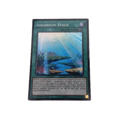 Yu-Gi-Oh! Aquarium Stage - 2015 Dragons of Legend 2 - DRL2-EN042 Super Rare 1st - Image 1 of 4