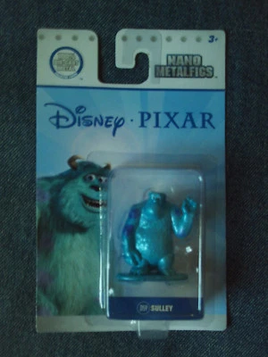 Disney Pixar Nano Metalfigs Sulley Figure 100% Die-Cast 2017 New  - Image 1 of 2