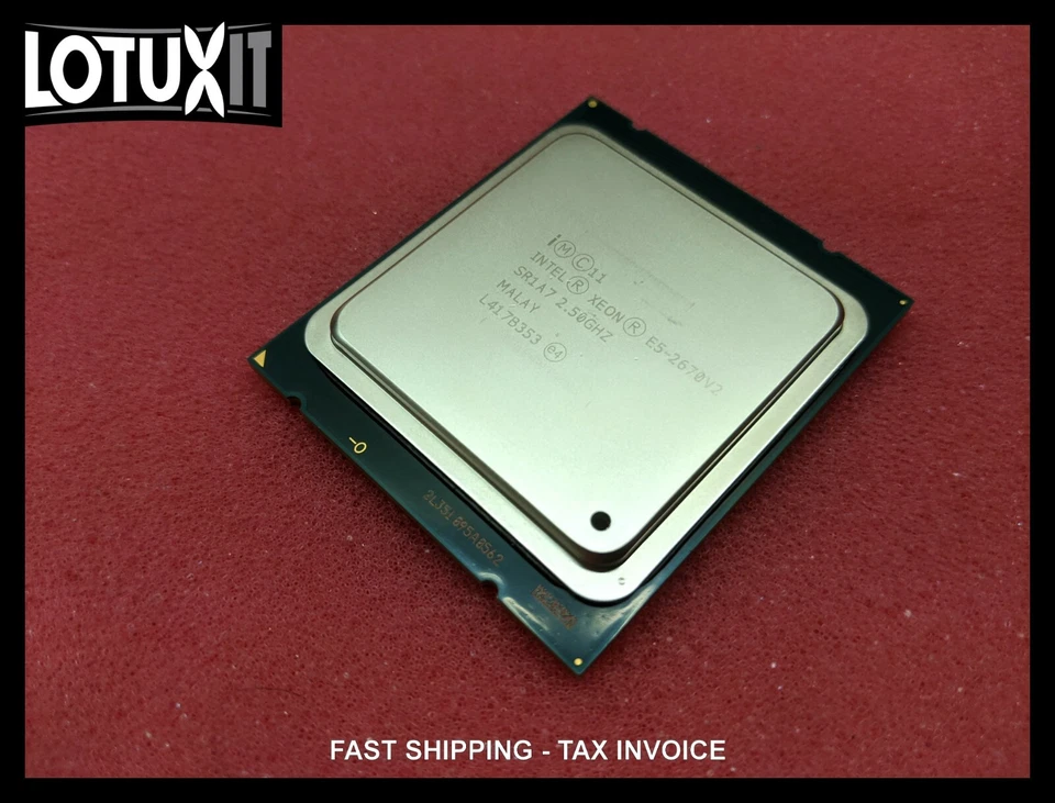 Intel Xeon E5-2670 V2 2.5GHz 10 Core SR1A7 CPU LGA2011 10C 2670v2 Processor  - Image 1 of 1