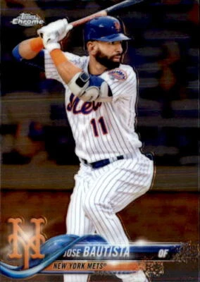 Jose Bautista 2018 Topps Chrome Update Card #HMT51 - Image 1 of 2