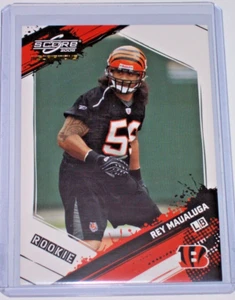 Tarjeta de novato Score Inscriptions 2009 Rey Maualuga/999 USC Bengals #389 - Imagen 1 de 1