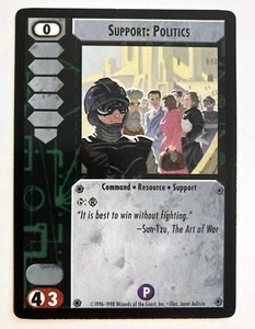 Support: Politics Battletech CCG Commander's Edition Command - Picture 1 of 1