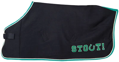 AKTION Weiche Fleecedecke mit Kreuzbegurtung in dunkelblau, Gr. 75  - Bild 1 von 2