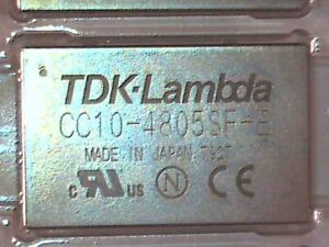 TDK Lambda DC/DC Converter In: 48V Out: 5V 10W 2A CC10-4805SF-E 48V/5V Wandler