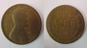 1914 P Lincoln Cent Good - G - Picture 1 of 1