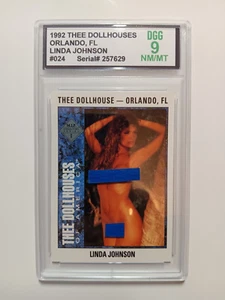 1992 Thee Dollhouses Pompano Beach Linda J. # 024 DGG Graded 9 - Imagen 1 de 2