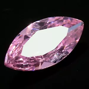 Certified Natural Montana Pink Sapphire 7x3.5 MM Marquise Cut Pair Gemstone MC05 - Picture 1 of 6