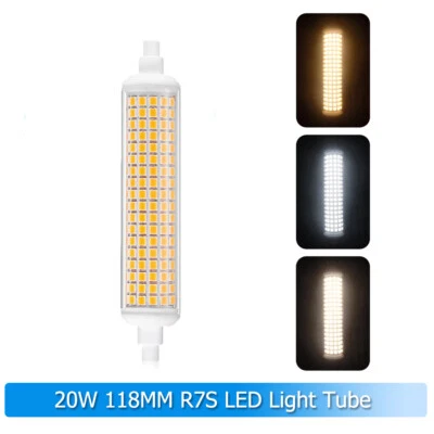 R7s Led Bulb 118mm Light 20w Corn Ceramic Lights Brightest Warm 4500k 220v White - Image 1 of 4