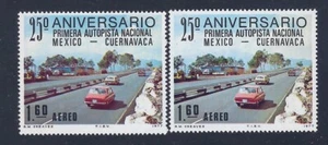 Mex. Cuernavaca Freeway Anniv."  FOSFORESCENZA SU 2 DIFF PPRS SC#C544 (FL108) - Foto 1 di 1