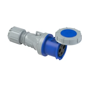 PCE 63Amp 3 Pin 2P+N+E 230V Blue Socket Ceeform Commando IP67 Waterproof - Picture 1 of 2