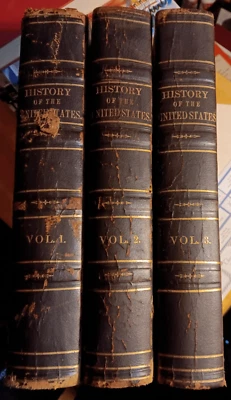 1858 History of the United States by Dr. Spencer 3 Volumes in German - Image 1 of 4