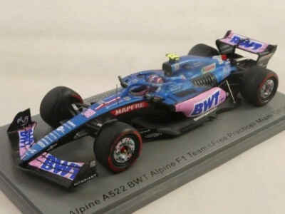 Spark Alpine A522 Renault #31 Esteban Ocon practice Miami GP 2022 1/43 S8521 - Immagine 1 di 3