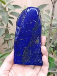 Muestra mineral cristalina forma libre de lapislázuli pulido piedra natural 322 g - Imagen 1 de 8
