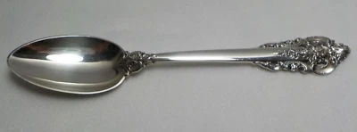 CUCHARA CUCHARADITA WALLACE GRAN BARROCA PLATA ESTERLINA 6 1/8 PULGADAS SIN MONOGRAMA Foto 1 de 4