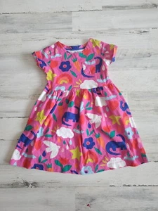 Mini Boden Happy Dino Dress Size 7/8 Years - Picture 1 of 6