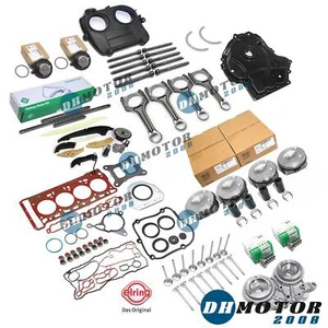 OEM Engine Rebuild Overhaul Kit + Φ23mm Con Rods For VW Audi 2.0TFSI CNC CHH CNT - Picture 1 of 14