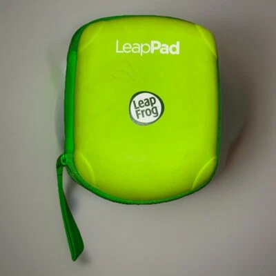 LeapFrog LeapPad Explorer Game Pad Cartridge Carrying Case Green GS 1 2 3 - Image 1 of 3