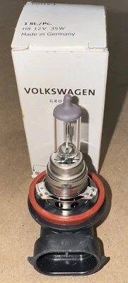 Lâmpada de neblina original do fabricante Volkswagen Audi N-105-295-01 para farol - Imagem 1 de 4