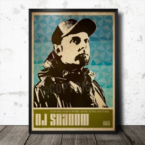 Impresión de póster artístico DJ Shadow Hip Hop música rap - Imagen 1 de 1
