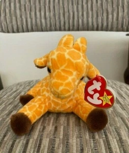 TY Original Beanie Baby Collection "TWIGS" the Giraffe #4068. ZURÜCKGENOMMEN. - Bild 1 von 3