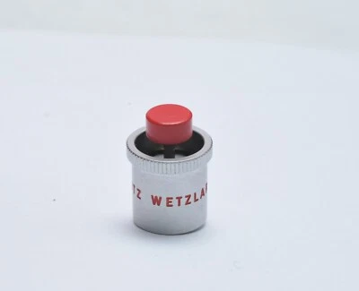 Vintage Style Camera Soft Release Red/Silver for Leica Leitz M1-M11 - Image 1 of 3