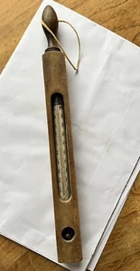 altes, antikes Thermometer Holz, Sammlerstück - Bild 1 von 3